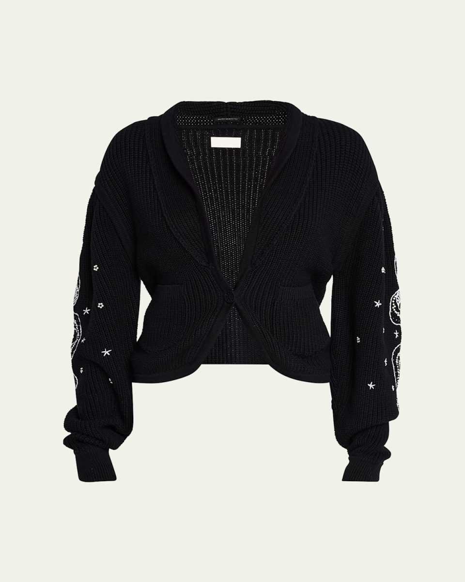 The Puff-Sleeve Cardigan